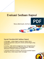 Evaluasi Sediaan Kapsul