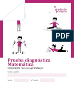 2do Grado - prueba-diagnostica-matemática