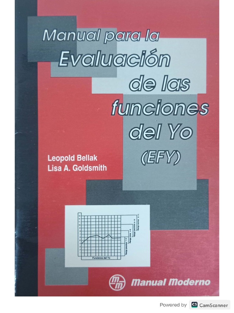 Manual para La Evaluación de Las Funciones Del YO (EFY) | PDF