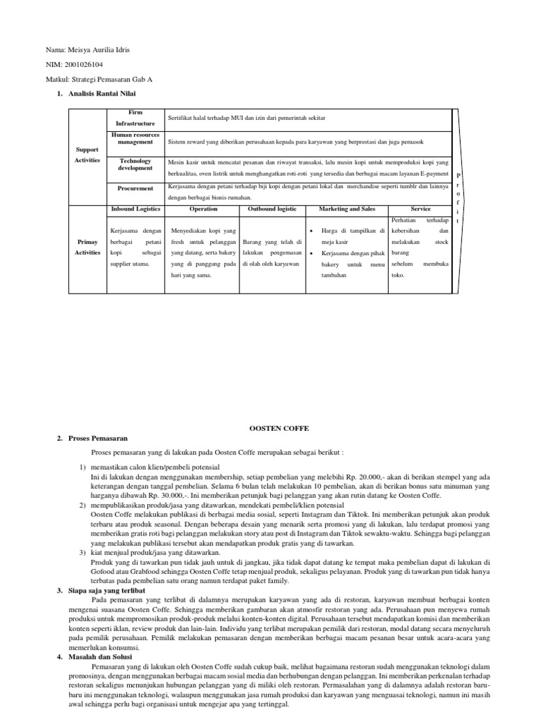 Analisis Rantai Pasok Meisya PDF | PDF