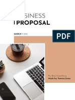 Business Proposal Template For PDF Download