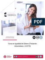 Curso Igualdad Genero Online