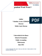 Independent Work Week 5 Valentina Acosta..