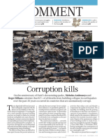 Comment: Corruption Kills