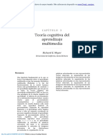 1 - Teoría Cognitiva Del Aprendizaje Multimedia MAYER ESPAÑOL