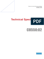 09.CH550-02 Technical Specifications S223.1267-01 Es