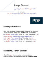 CSS Image, Text Formatting