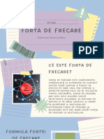 Forta de Frecare - Fizica PDF
