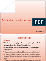 TD1 Histo 2c Méthodes D Étude en Histologie