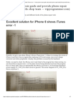 Excellent solution for iPhone 6 shows iTunes error -1 – share phone repair guide and provide phone repair tools(China phonefix shop team — vipprogrammer.com).pdf