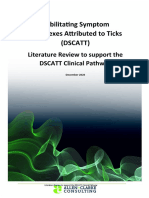 Literature Review To Support The Debilitating Symptom Complexes Attributed To Ticks Clinical Pathway