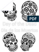 Day of The Dead Coloring Pages PDF