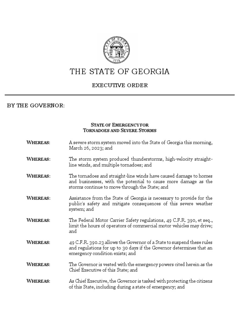 State of Emergency PDF Emergency Management State Of