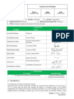 Acta Socialización Revisón Gerencial