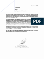 Carta de Recomentacion - 2