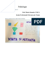 Psihologie: Prof. Maria-Manuela CURCĂ Școala Profesională Petricani, Jud. Neamț