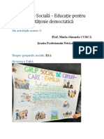 Educaț Ie Sociala - Educaț Ie Pențru Ceța Ț Enie Democrațica