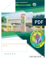2022 Quarterly Accomplishment: Republic of The Philippines Isabela State University Roxas, Isabela
