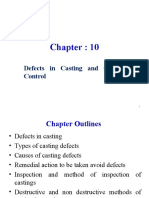 Chapter 10 Defects in Casting and Quality Control 2003 Revised