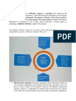 Five forces model by Michael Porter