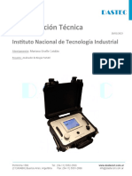 Especificación Técnica Analizador de Biogas MCA 100 BIO