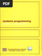 Systems Programming by Donovan (1-108) PDF