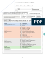 Formulario de Toma de Datos de Indicadores de Hidrología PDF