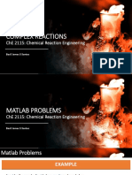 8d - Complex Reactions (Solution Through Matlab) PDF