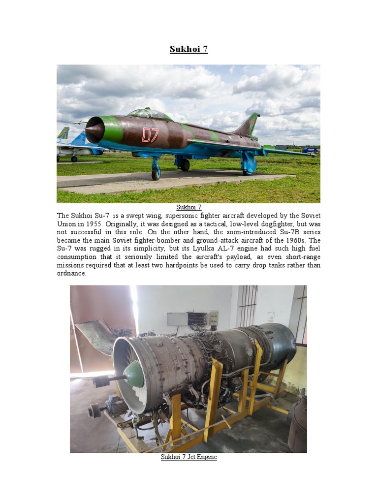 Sukhoi 7 | PDF