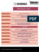 UDAAN Day2 Schedule