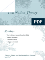 Two Nation Theory-Online Class