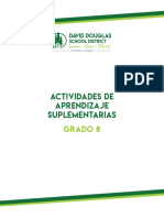 Spanish 8th Grade Supplemental Learning Activities 4 9 20