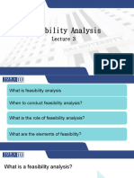 Feasibility Analysis Essentials