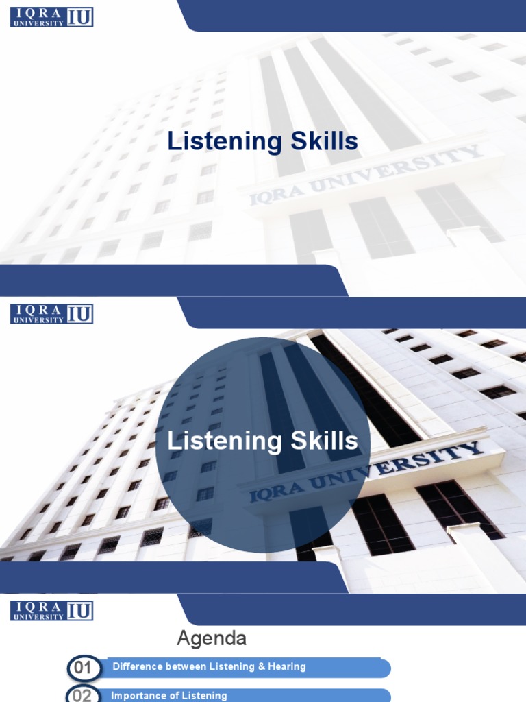 Types and Importance of Listening Skills | PDF | Empathy | Communication
