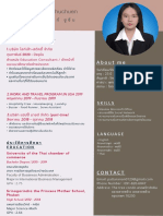 Resume For Pattaranan Chuchuen PDF