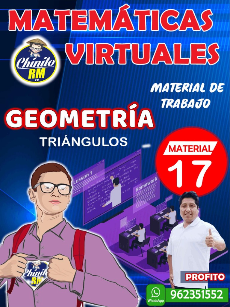 Material 01 Triangulos Pdf Pdf Triángulo Geometría Elemental