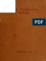F Watson - The Zodiacus Vitae of Marcellus Palingenius Stellatus (1908)