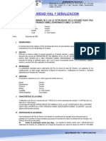 Seguridad vial y señalización en reparación de vías urbanas Jr. Víctor Aguayo