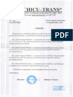 Cu Privire La Modificarea Graficului de Circulație La Ruta Chișinău - Risipeni PDF