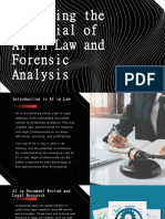Unlocking The Potential of AI in Law and Forensic Analysis