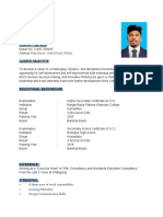 CV of MD Kaum