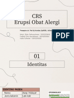 CRS Erupsi Obat Alergi