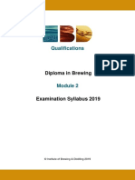 Diploma in Brewing Module 2 Syllabus 2019 1 PDF