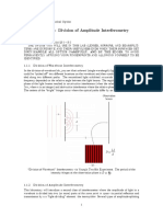 Lab4 20073 Division of Amplitude Interference