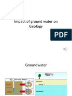 Impact of Ground Water On Geology PDF