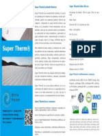 Super Therm®: Super Therm® Datos Físicos: Super Therm® Aislante Térmico