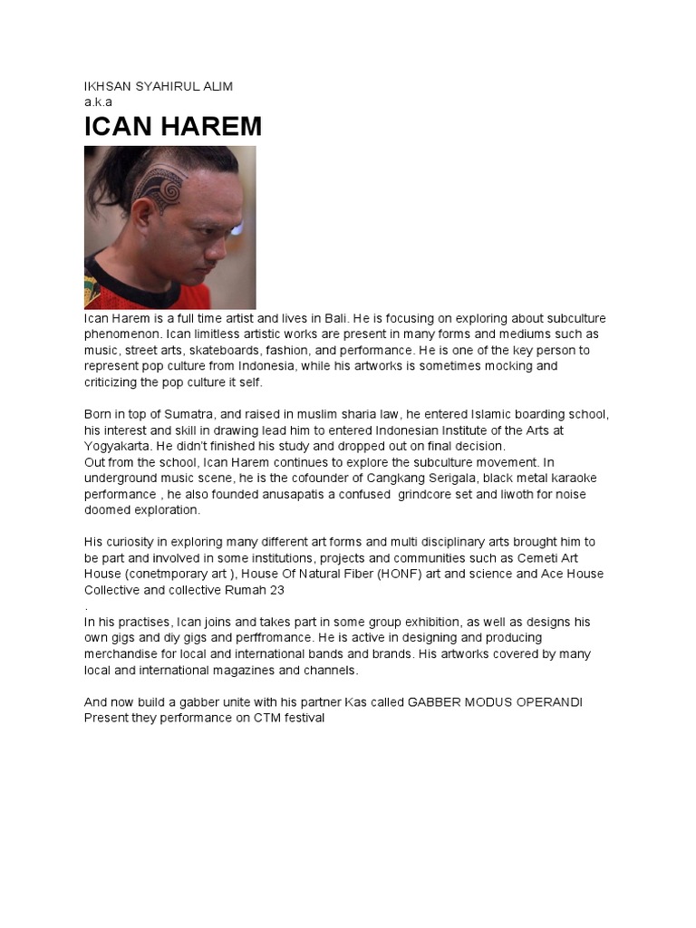 Ican Harem: An Exploration of Subculture Phenomenon Through Limitless ...