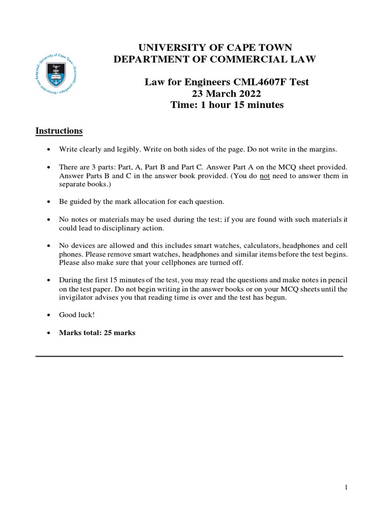 law-for-engineers-cml4607f-test-understanding-the-fundamentals-of