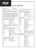 Vi Cheat Sheet