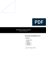 Boletín Informativo - 01 Octubre 2008 - Derecho Administrativo - Contrataciones Con El Estado